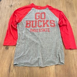 Ohio State 3/4 Sleeve Tee